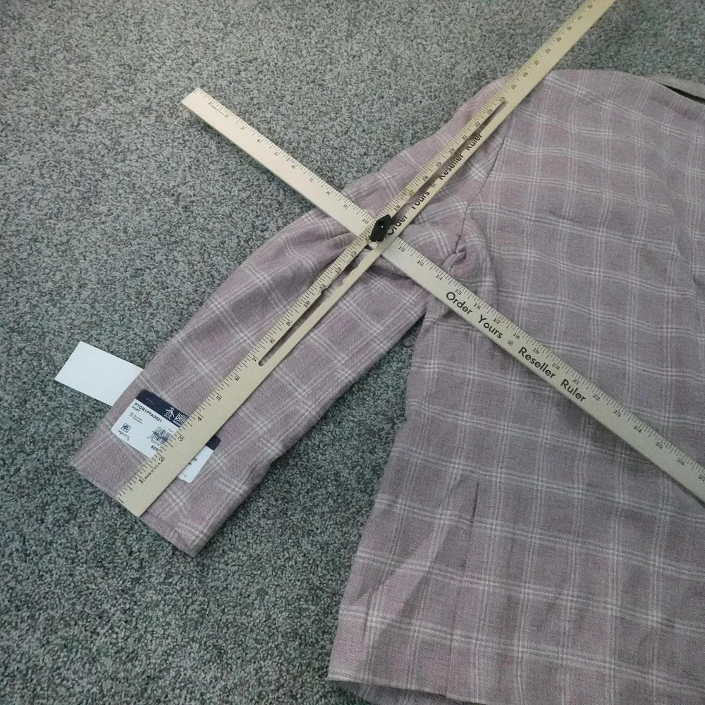 NEW Penguin Blazer Mens 50 Pink Linen Cotton Unstructured Sport Coat Suit Jacket